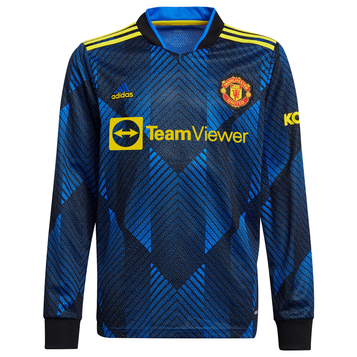 Manchester United Third Shirt 2021-22-Long Sleeve-Kids - Kit Captain