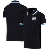 Manchester City Tipped Polo Shirt - Navy - Kids - Kit Captain