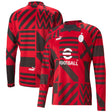 AC Milan Pre Match Sweat - Red - Kit Captain