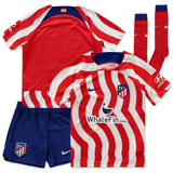 Atlético de Madrid Home Stadium Kit 2022-23 - Little Kids - Kit Captain