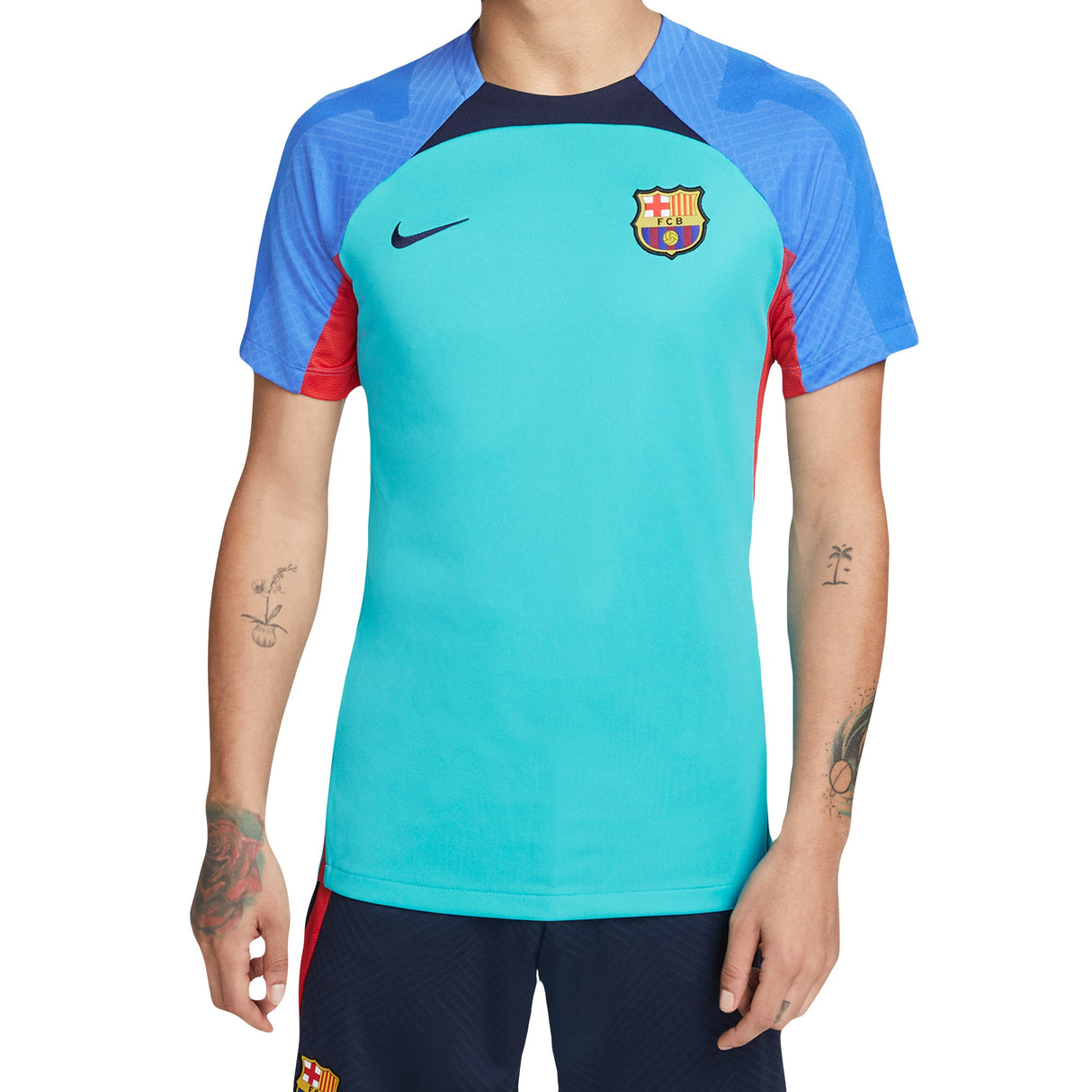 Barcelona Strike SS Top - Aqua - Kit Captain