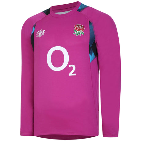 England Rugby Relaxed Long Sleeve Training Jersey - Purple - Kit Captain