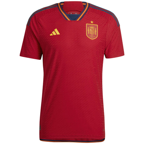 Spain Home Authentic Shirt 2022 - Kit Captain