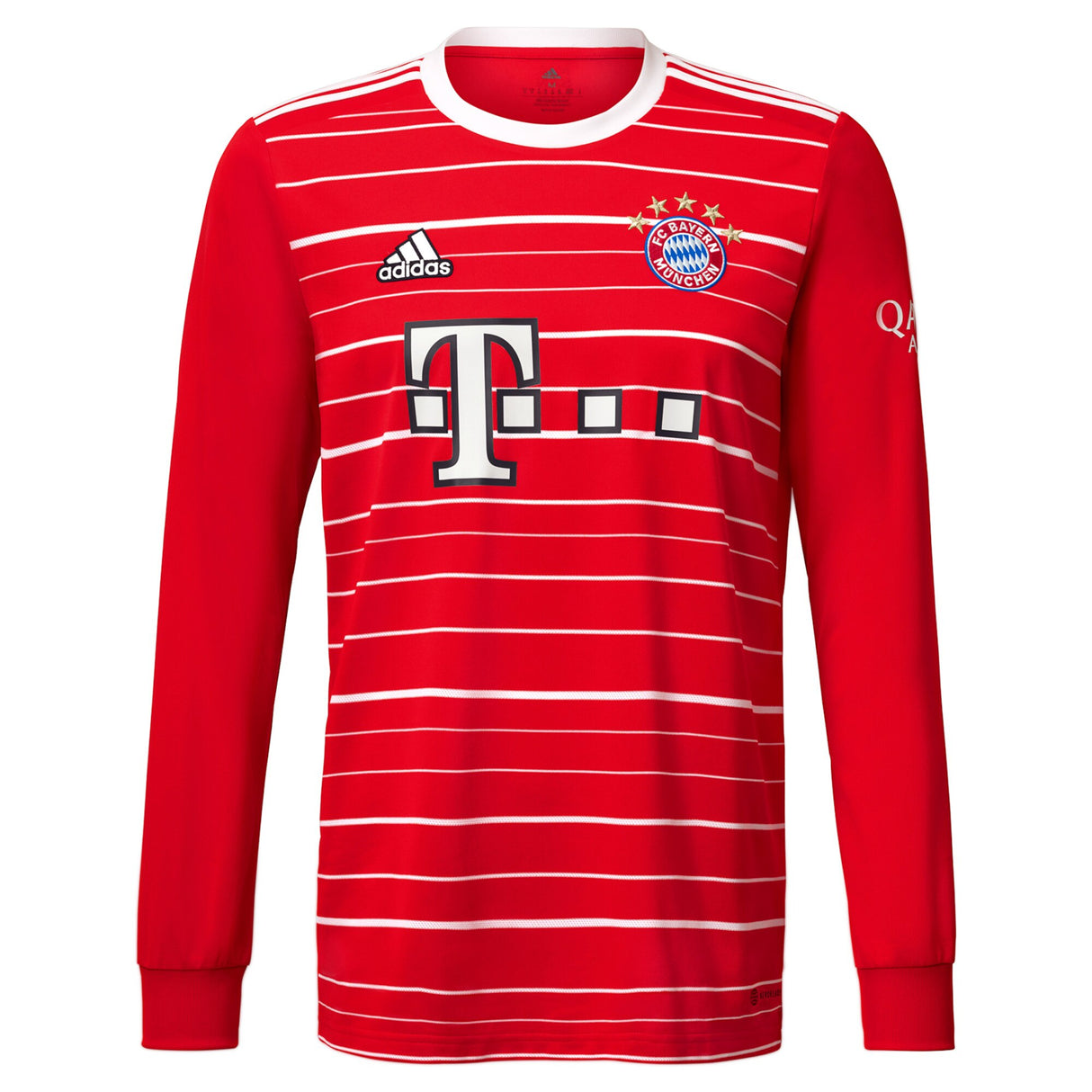 FC Bayern Home Shirt 2022-23 - Kids - Long Sleeve with Coman 11 printing - Kit Captain