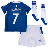 Everton Home Infant Kit 2022-23 with McNeil 7 printing - Kit Captain