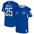 Everton WSL Home Shirt 2022-23 - Kids with Snoeijs 25 printing - Kit Captain