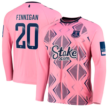 Everton WSL Away Shirt 2022-23 - Long Sleeve with Finnigan 20 printing - Kit Captain