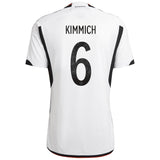 Germany Home Shirt with Kimmich 6 printing - Kit Captain