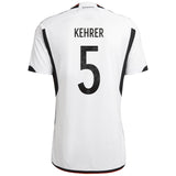 Germany Home Shirt with Kehrer 5 printing - Kit Captain