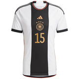 Germany Home Shirt with Süle 15 printing - Kit Captain