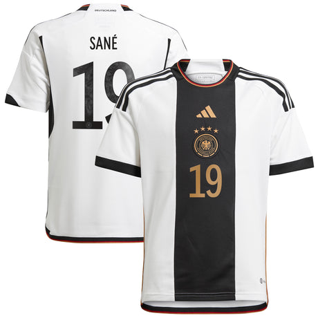 Germany Home Shirt - Kids with Sané 19 printing - Kit Captain