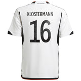 Germany Home Shirt - Kids with Klostermann 16 printing - Kit Captain