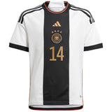 Germany Home Shirt - Kids with Musiala 14 printing - Kit Captain