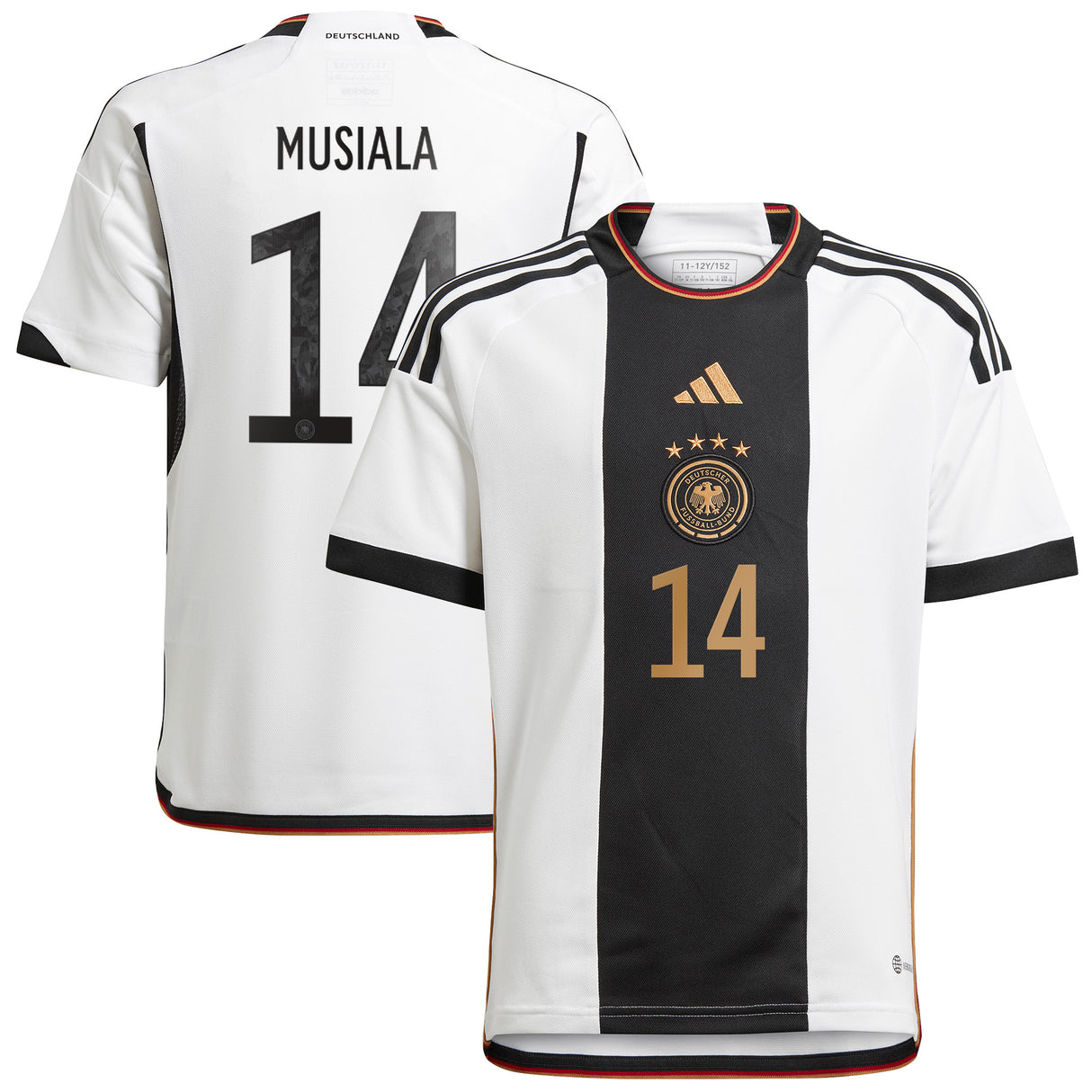 Germany Home Shirt - Kids with Musiala 14 printing - Kit Captain