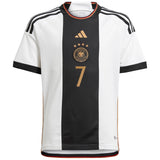 Germany Home Shirt - Kids with Havertz 7 printing - Kit Captain