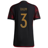 Germany Away Authentic Shirt with Raum 3 printing - Kit Captain