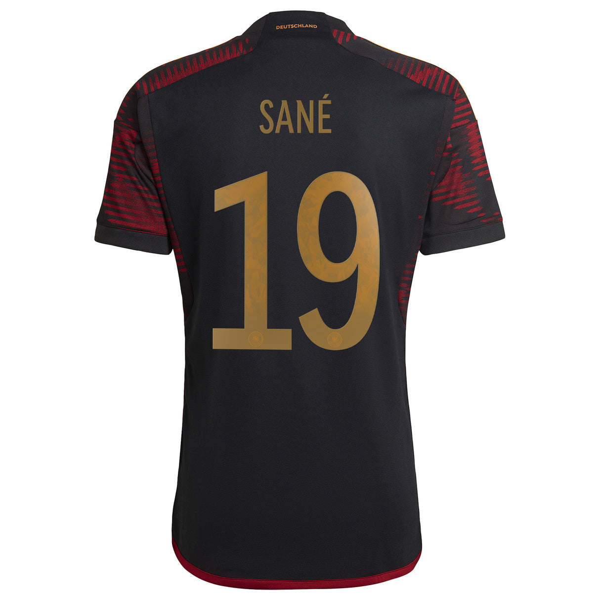 Germany Away Shirt with Sané 19 printing - Kit Captain