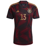 Germany Away Shirt with Müller 13 printing - Kit Captain