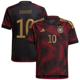 Germany Away Shirt - Kids with Gnabry 10 printing - Kit Captain