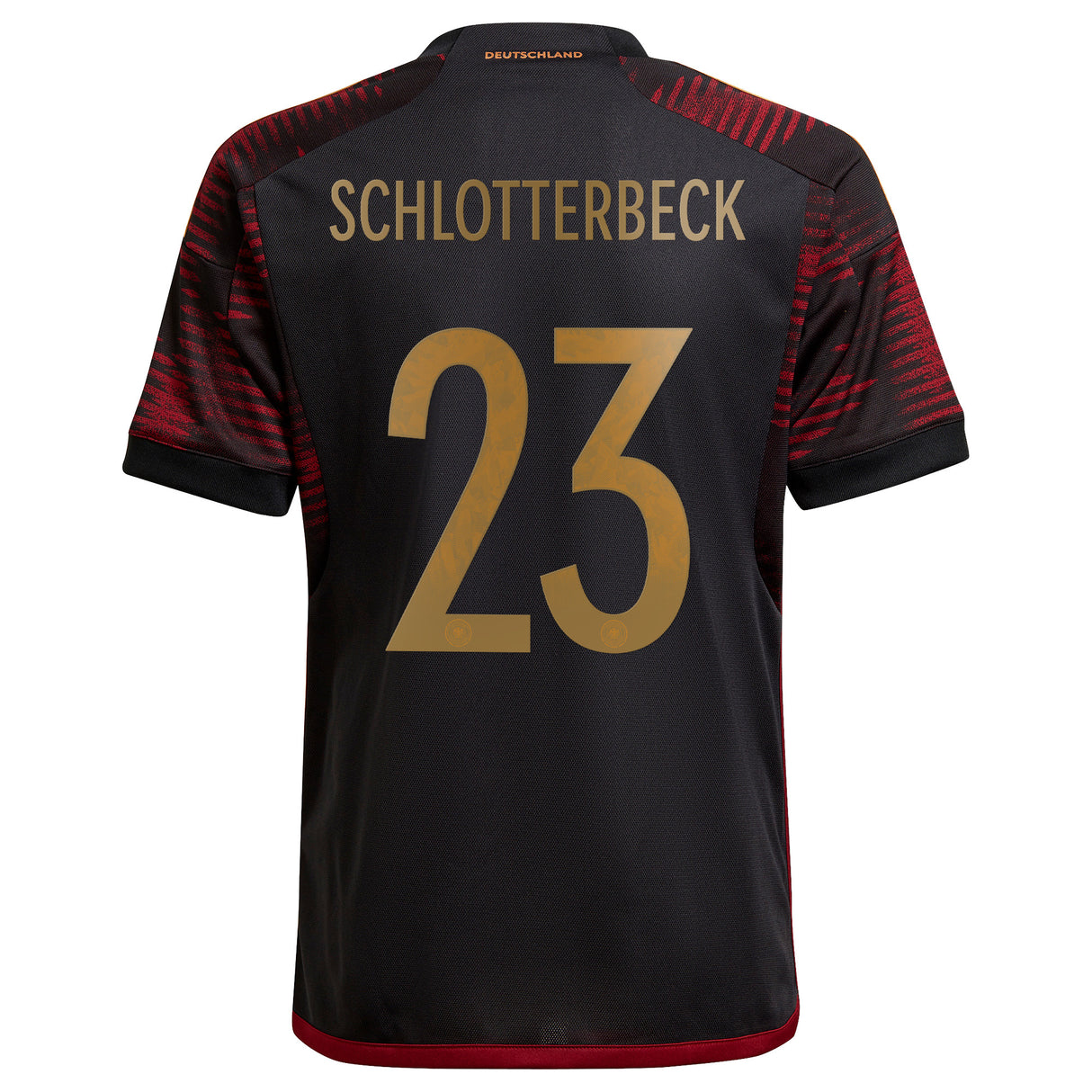 Germany Away Shirt - Kids with Schlotterbeck 23 printing - Kit Captain