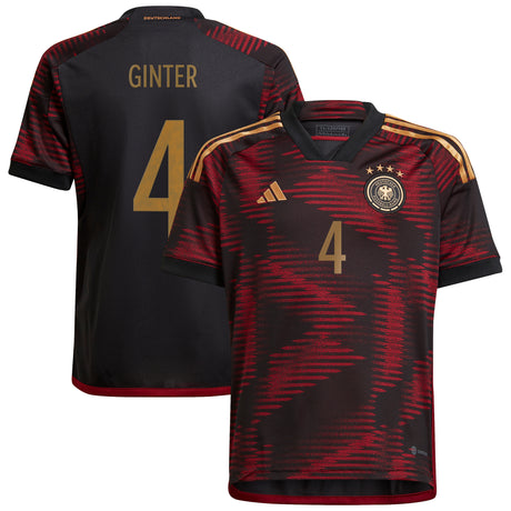 Germany Away Shirt - Kids with Ginter 4 printing - Kit Captain