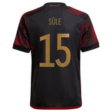 Germany Away Shirt - Kids with Süle 15 printing - Kit Captain