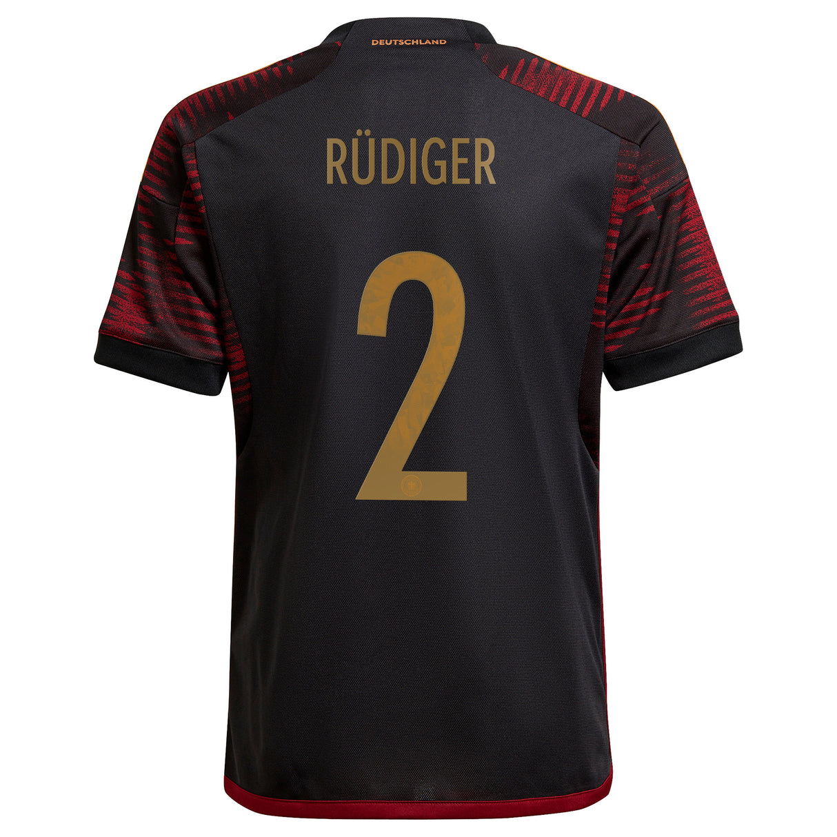 Germany Away Shirt - Kids with Rüdiger 2 printing - Kit Captain