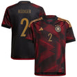 Germany Away Shirt - Kids with Rüdiger 2 printing - Kit Captain