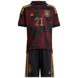 Germany Away Minikit with Gündogan 21 printing - Kit Captain