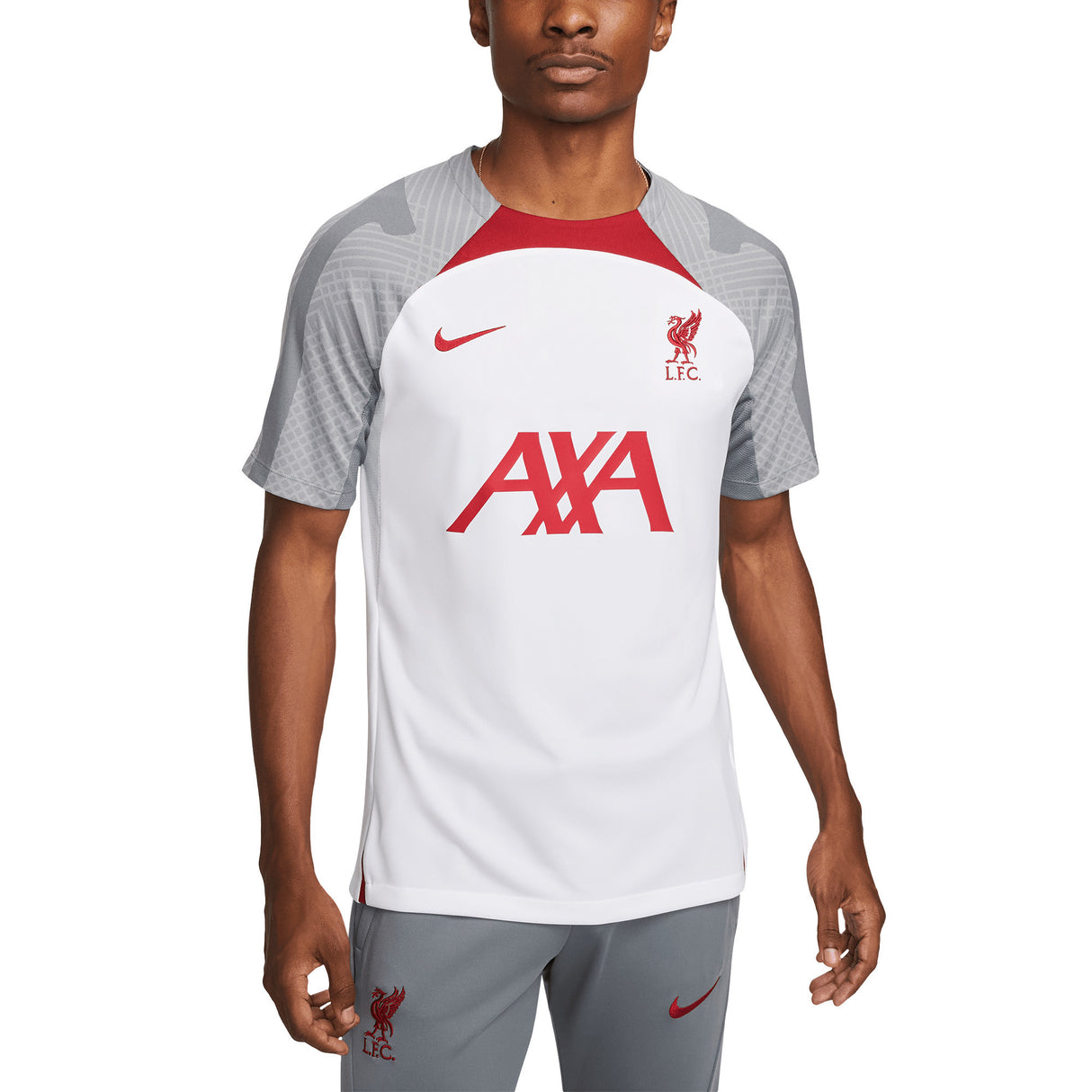 Liverpool Strike SS Top - White - Kit Captain