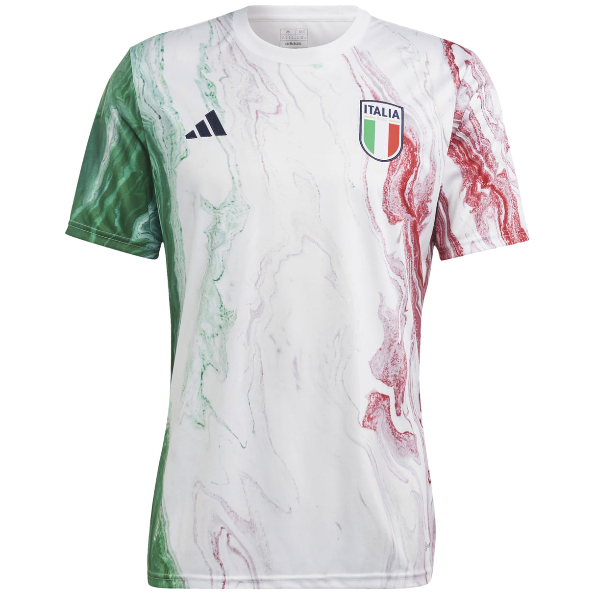 Italy adidas Pre Match Shirt - Green - Kit Captain