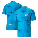 Olympique de Marseille Prematch Jersey - Blue - Kit Captain