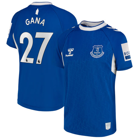 Everton Home Shirt 2022-23 - Kids with Gana 27 printing - Kit Captain