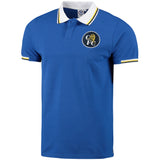 Chelsea Retro 98 Tipped Polo - Blue- Mens - Kit Captain