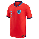 England Away Match Shirt 2022 with Stones 5 printing - Kit Captain