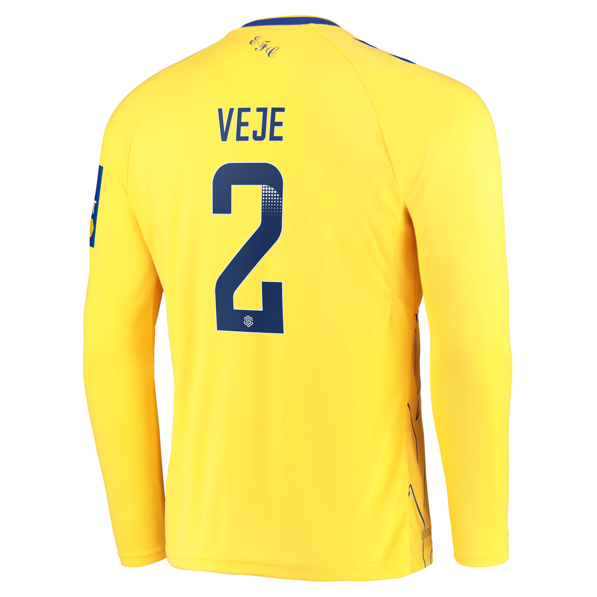 Everton WSL Third Shirt 2022-23 - Long Sleeve with Veje 2 printing - Kit Captain