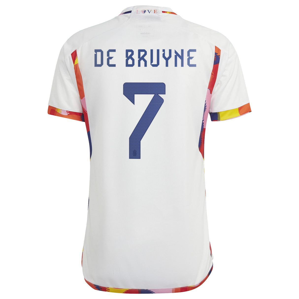 Belgium Away Shirt with De Bruyne 7 printing - Kit Captain