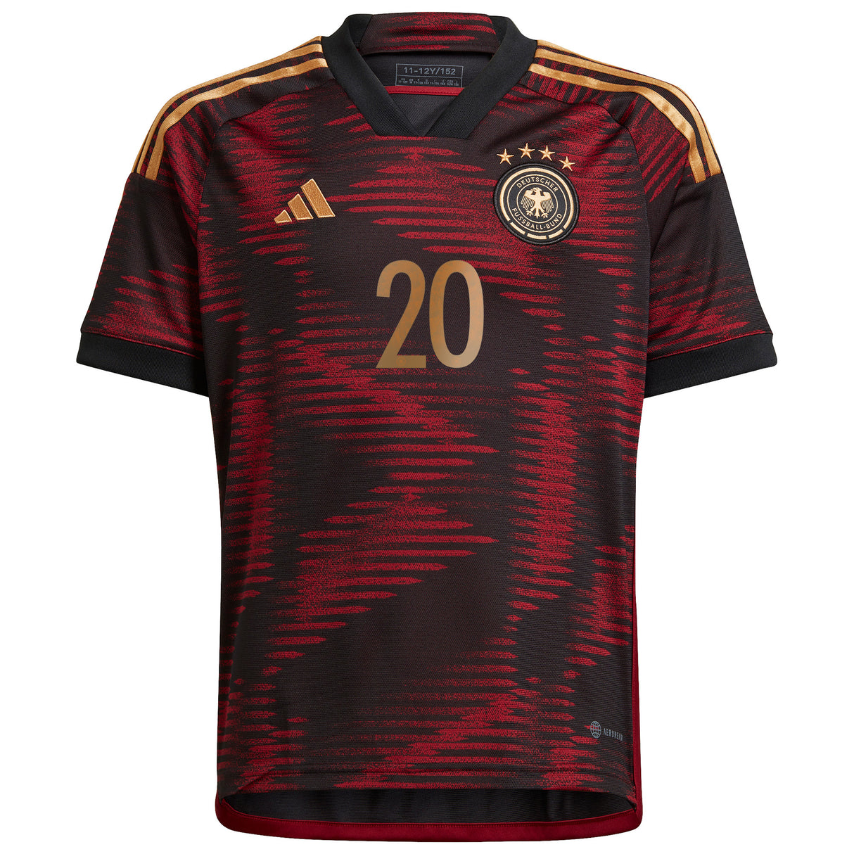 Germany Away Shirt 2022 - Kids with Günter 20 printing - Kit Captain