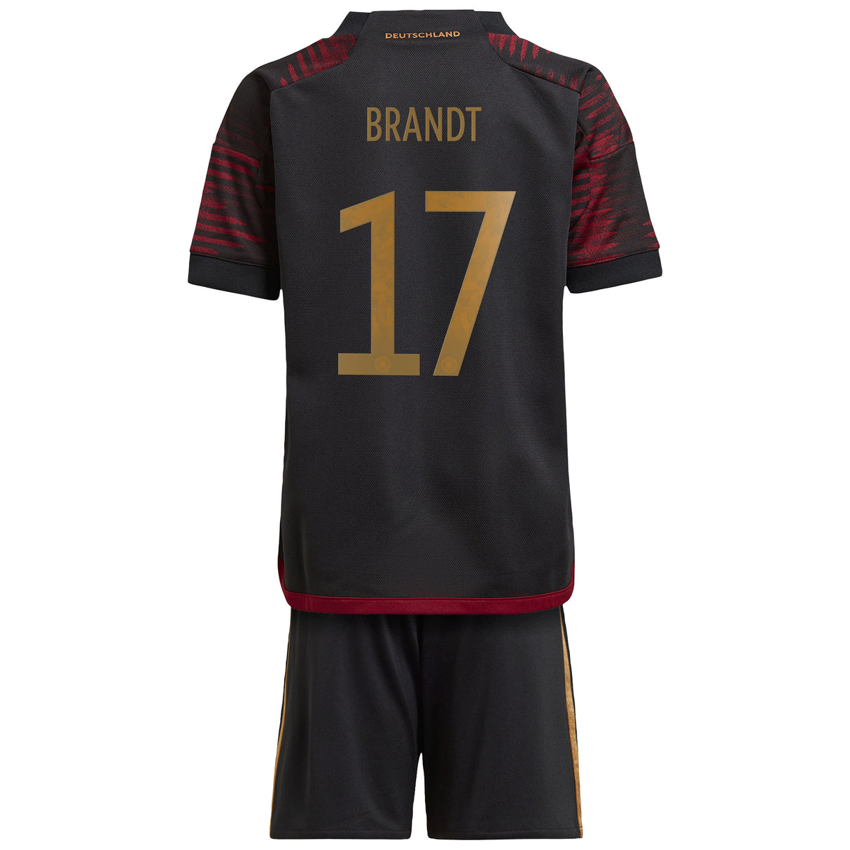 Germany Away Minikit 2022 with Brandt 17 printing - Kit Captain