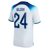 England Home Stadium Shirt 2022 - Kids with Wilson 24 printing - Kit Captain