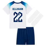 England Home Stadium Kit 2022 - Infants with Bellingham 22 printing - Kit Captain