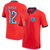 England Away Match Shirt 2022 with Trippier 12 printing - Kit Captain