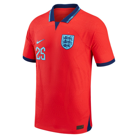 England Away Match Shirt 2022 with Maddison 25 printing - Kit Captain