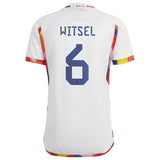 Belgium Away Shirt 2022 with Witsel 6 printing - Kit Captain