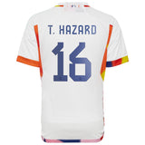 Belgium Away Shirt 2022 - Kids with T.Hazard 16 printing - Kit Captain