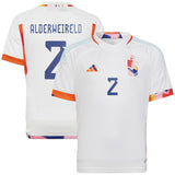 Belgium Away Shirt 2022 - Kids with Alderweireld 2 printing - Kit Captain