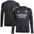 Arsenal adidas Home Goalkeeper Shirt 2023-24 - Long Sleeve - Kids - Kit Captain