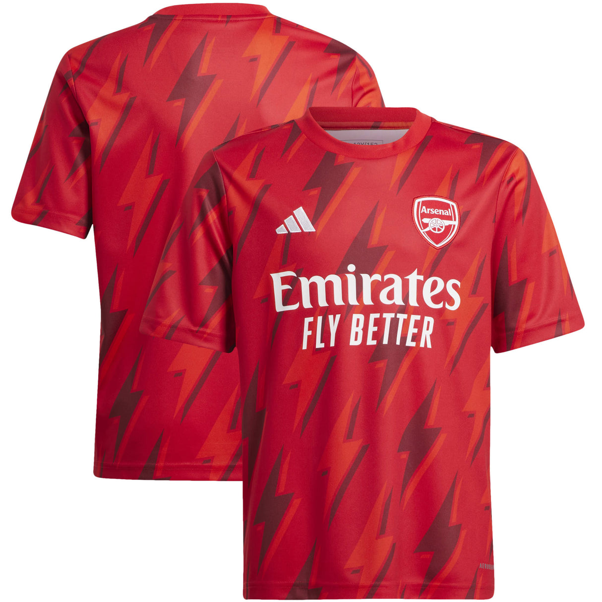 Arsenal adidas Pre Match Top - Red - Kit Captain