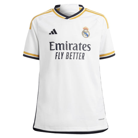 Real Madrid adidas Home Shirt 2023-24 - Kids - Kit Captain