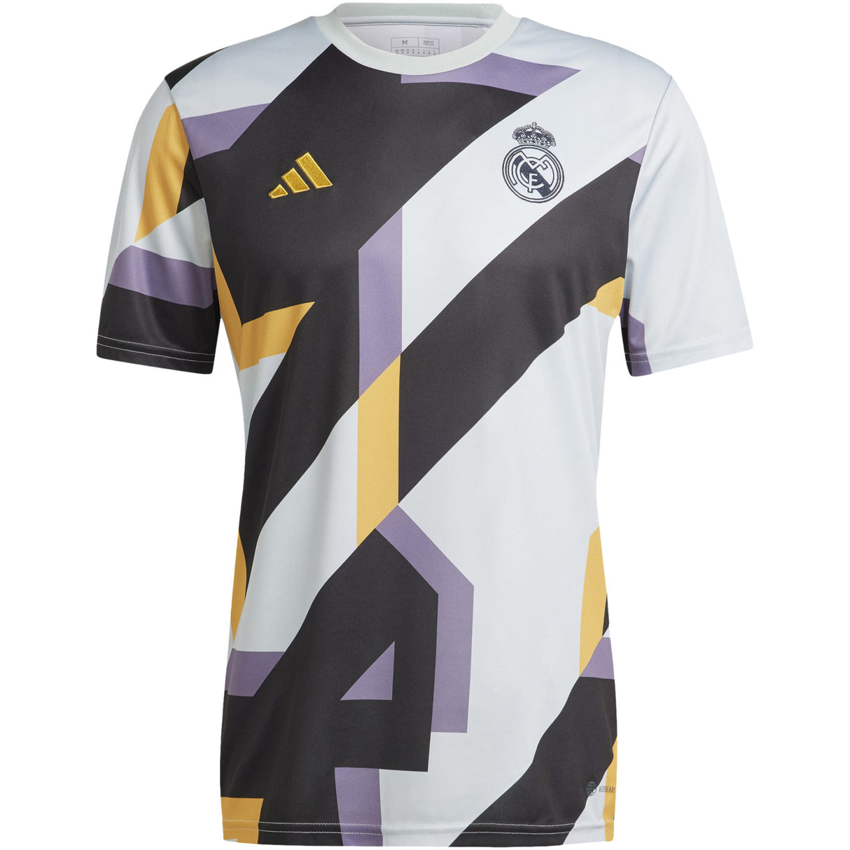 Real Madrid adidas Pre Match Top - Silver - Kit Captain